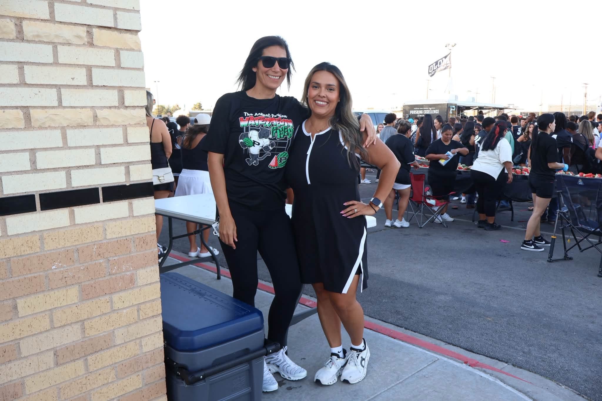 Permian Panthers Watermelon Feed volunteers